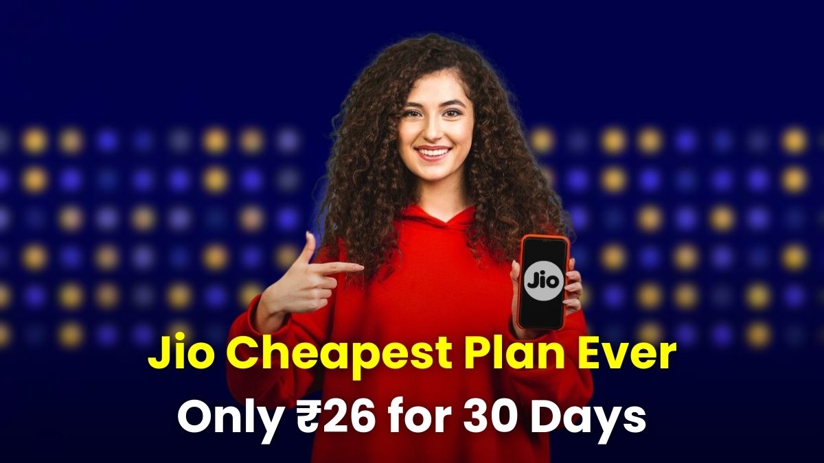 Jio Cheapest Recharge